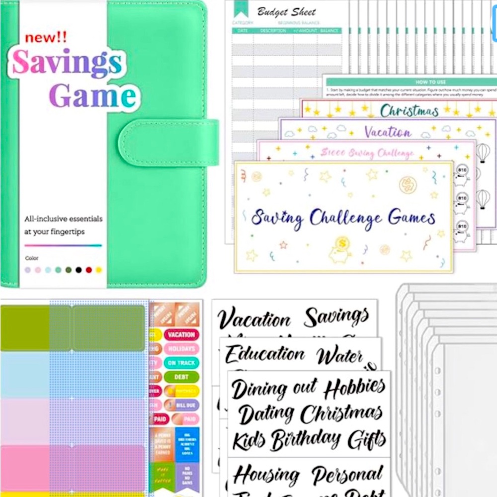 ✍️ Teal Beginner Budget Binder Bundle